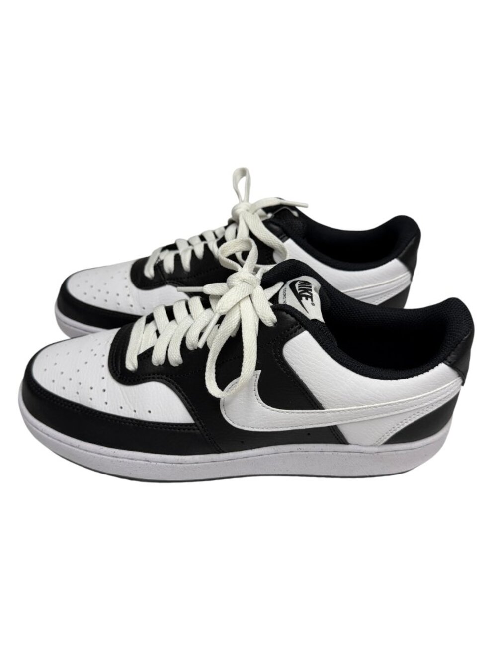 Nike Court Vision Low Next Nature Sneakers Tennis Shoes Women Panda 11 NWOT - Picture 2 of 13